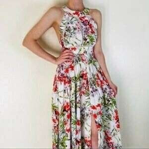 Anthropologie Floral Maxi Dress